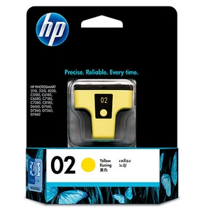 muc in hp 02 yellow ink cartridge c8773wa